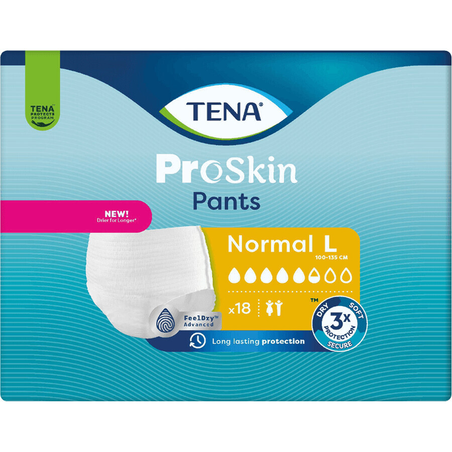 Tena Pants Braguitas para incontinencia Normal Grande 18 unidades