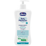 Chicco Baby Protective Moments Körpershampoo mit Spender, 93% natürliche Inhaltsstoffe 750 ml