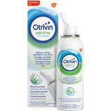 Otrivin Breathe Clean Aloe vera apă de mare izotonică pentru curățarea nazală 100 ml