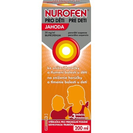 Nurofen pentru copii Căpșuni 200 ml