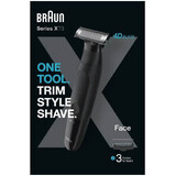 Trimmer pentru barbă Braun X Series XT3100 pentru îndepărtarea părului facial