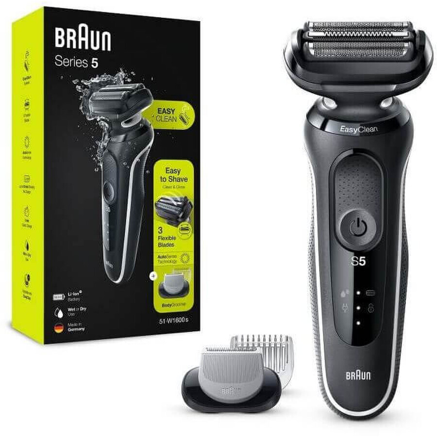 Braun Series 5 51-W1600s, Electric shaver white