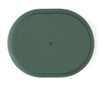 Petite&Mars Piattino ovale in silicone Take&Match Verde nebbia 6m+