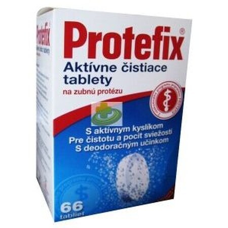 Protefix Active Tablete de curățare a protezei dentare 66 buc