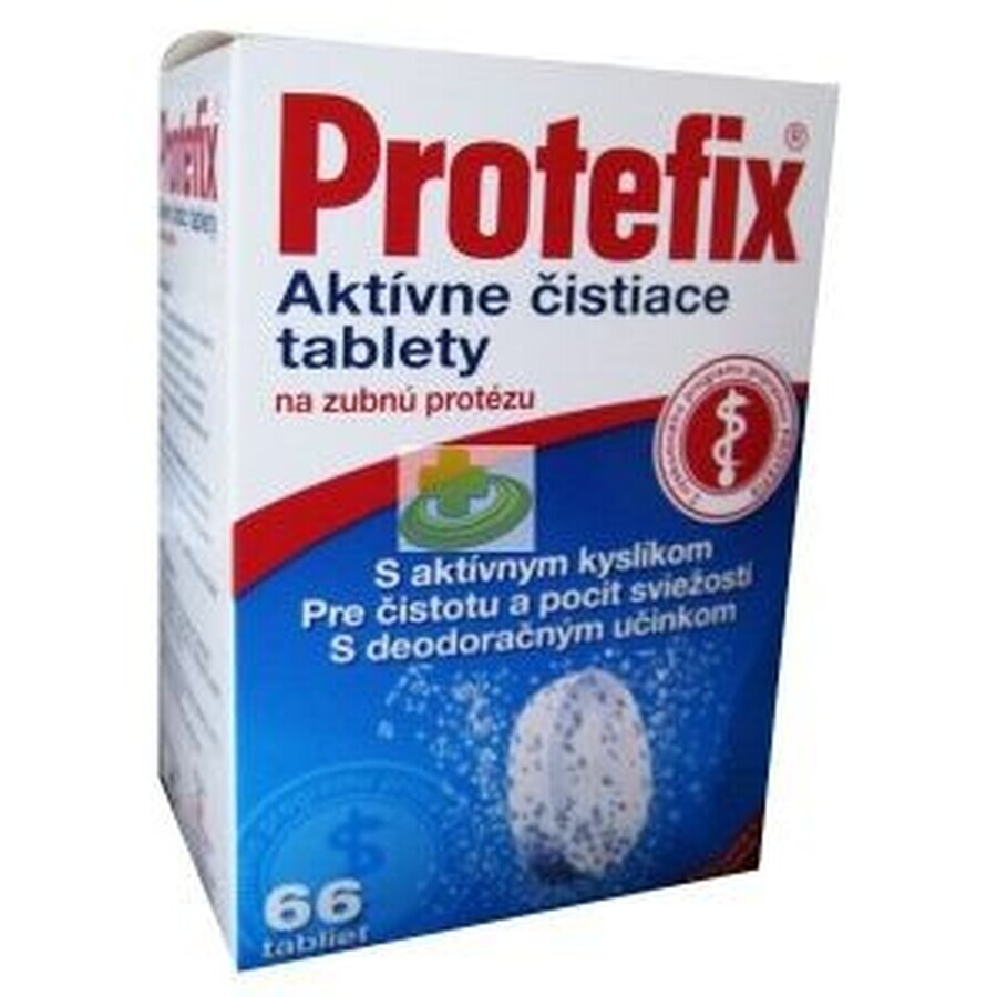 Protefix Active Tablete de curățare a protezei dentare 66 buc