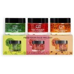 Revolution Skincare X Jake Jamie Fruity Mask Trio - pepene galben, papaya și kiwi 3 x 50 ml