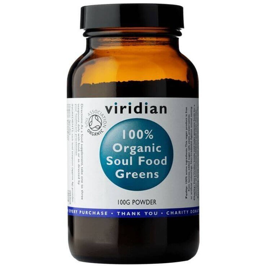 Viridian 100% Organic Soul Food Greens 100 g