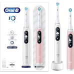 Spazzolino elettrico Oral-B iO Series 6 Duo Bianco & Rosa