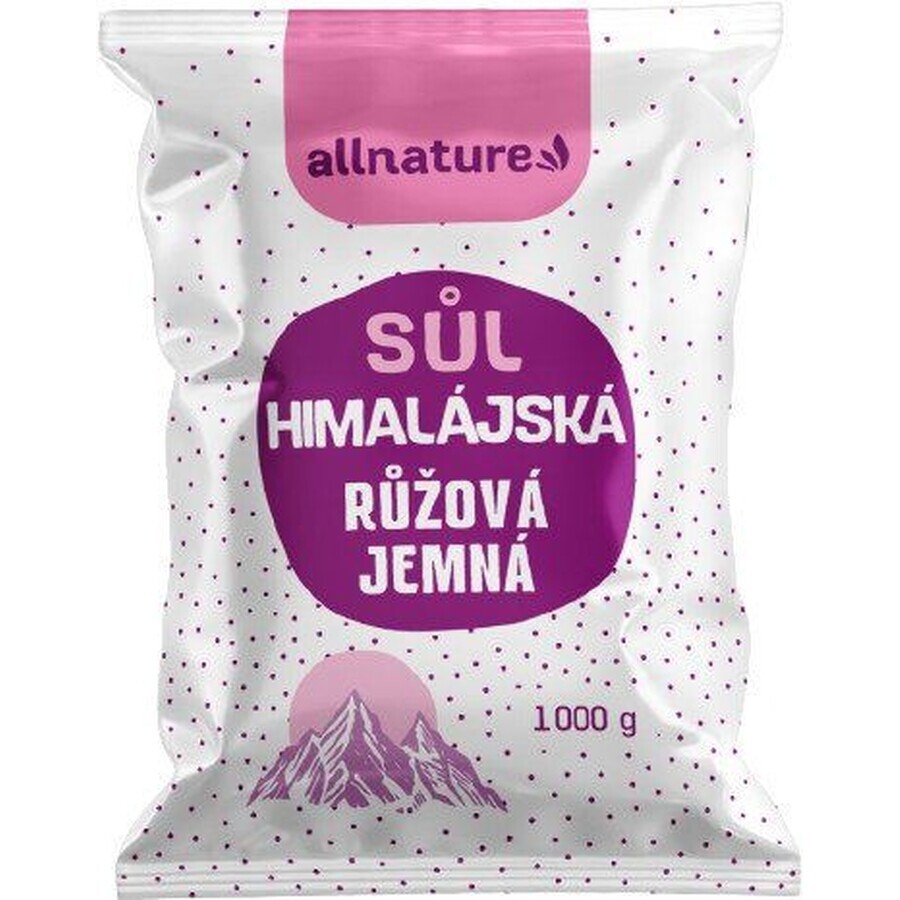 Allnature Himalaya sal rosa fina, 1000 g