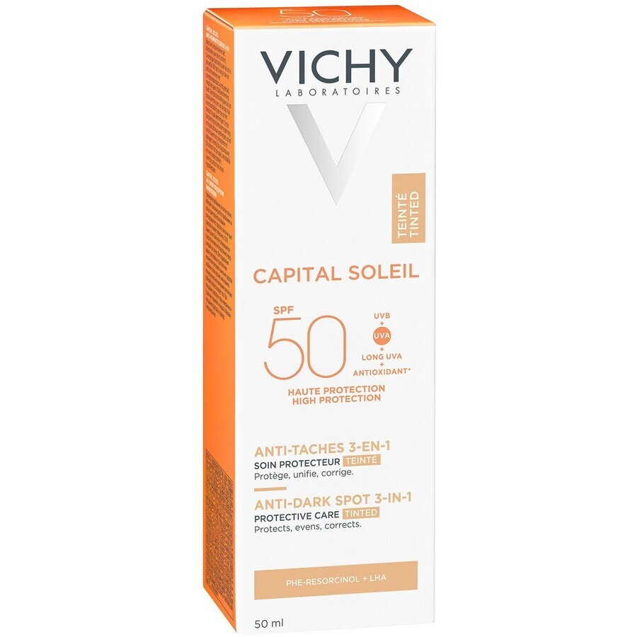 Vichy Capital Soleil ANTI-QUEMADURA SOLAR SPF 50+ R18 crema 50 ml