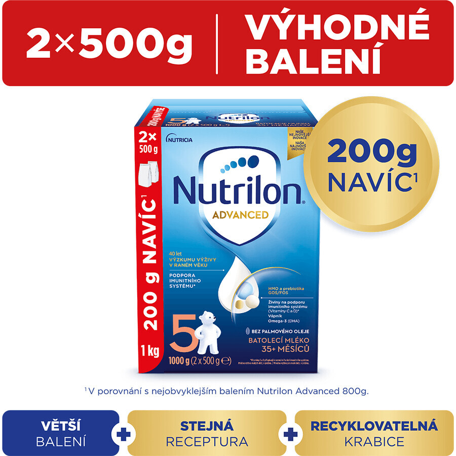 Nutrilon 5 lait en poudre pour nourrissons 1000 g