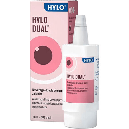 Hylo Augenpflege HYLO DUAL Feuchtigkeitsspendende Augentropfen 10 ml