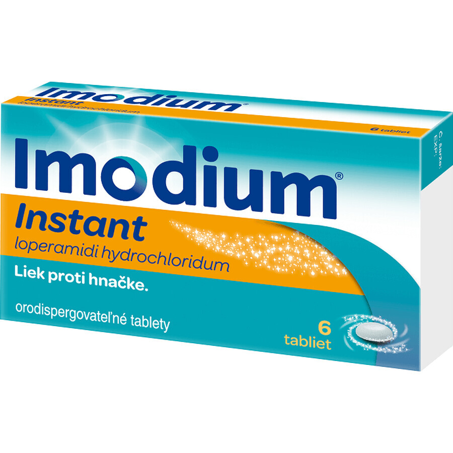 Imodium Instant 2 mg comprimate orodispersabile, 6 comprimate