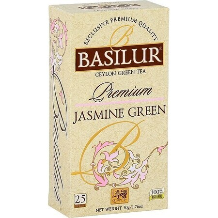 Basilur Premium Jasmine Verde 25 x 2 g