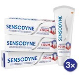 Sensodyne Pastă de dinți Sens & Gum 3 x 75 ml