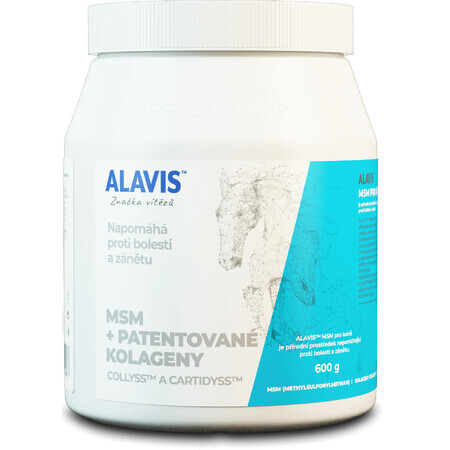 Alavis MSM + COLAGENE BREVETTATO per cavalli 600 g