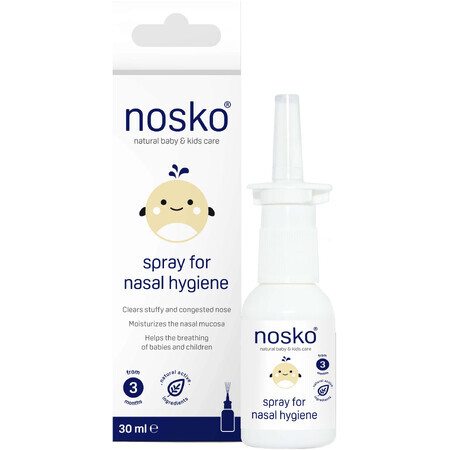 Nosko Spray izotonic cu apă de mare, 30 ml