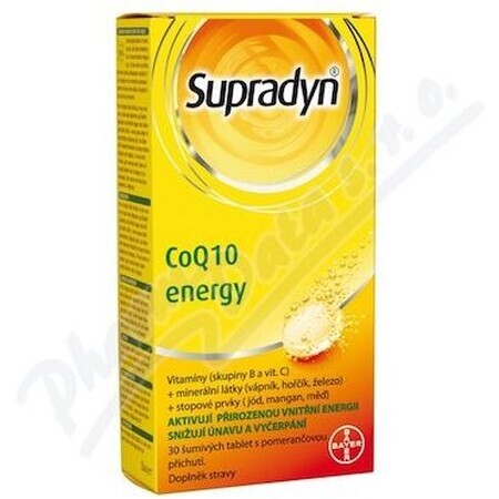 Supradyn CoQ10 Energy 30 comprimate efervescente