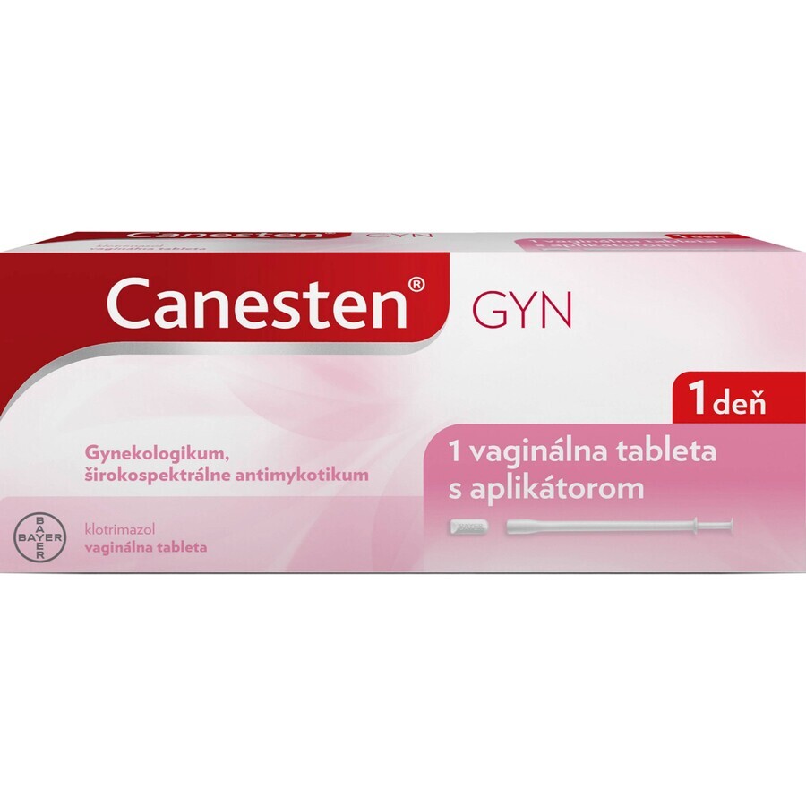 Canesten GYN 1 zi 500 mg, 1 comprimat