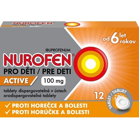 Nurofen für Kinder Active Tabletten 100 mg 1 x 12 Tabletten