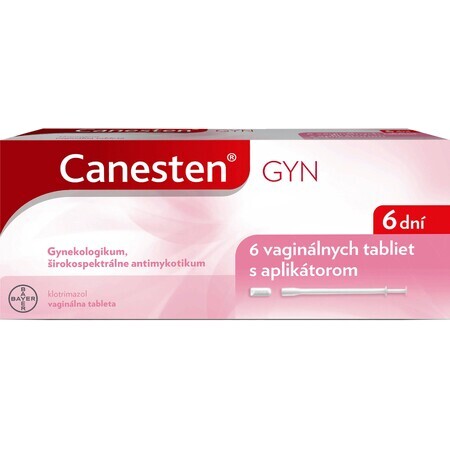 Canesten GYN 6 zile 100 mg, 6 comprimate