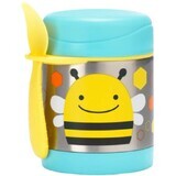 Termos cu furculiță Skip Hop Zoo Food - Bee 12m+ 325 ml