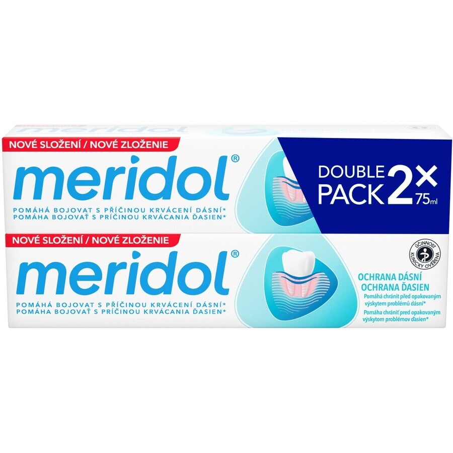 Meridol Gum Protection pastă de dinți pentru protecția gingiilor 2 x 75 ml