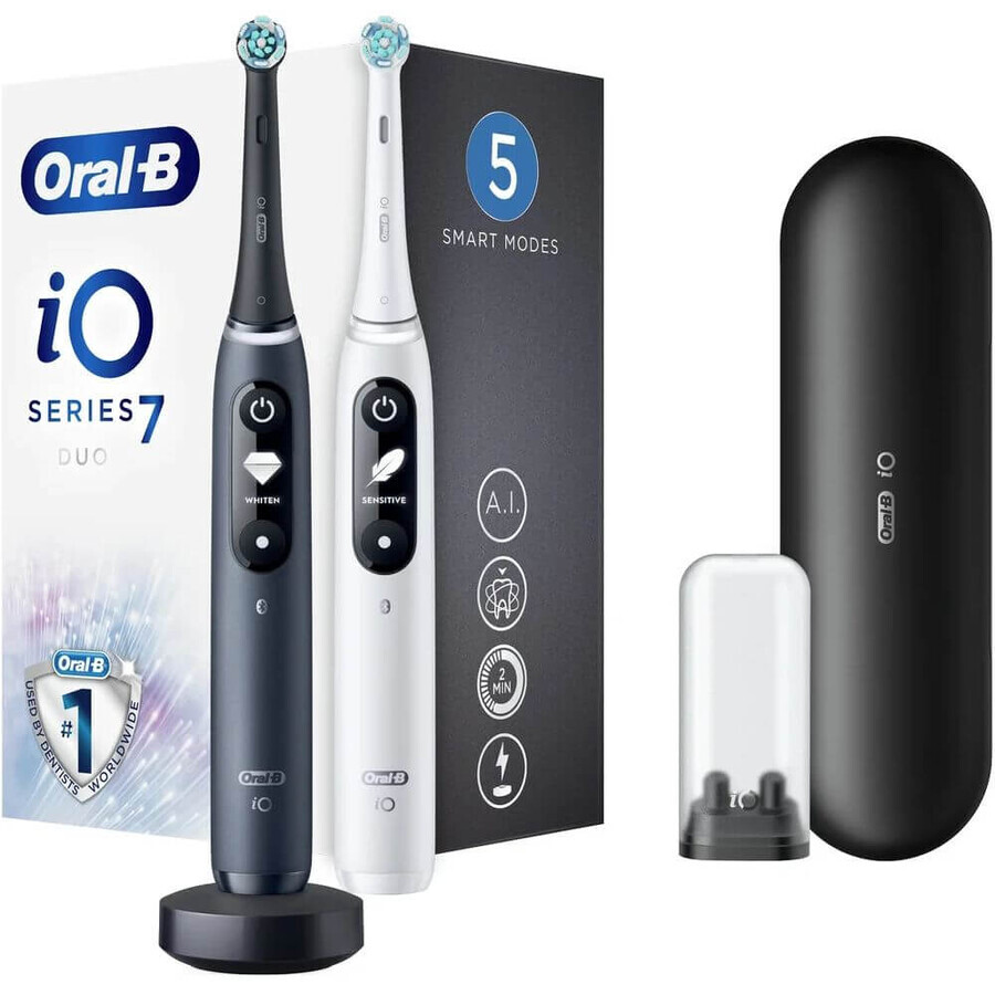 Spazzolino elettrico Oral-B iO Series 7 Duo Black&White