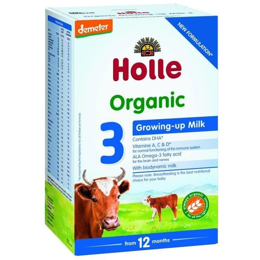 Latte per lattanti biologico Holle Formula 3 600 g