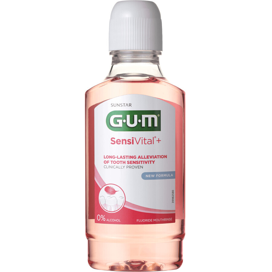 Apa de gură Gum SensiVital+ pentru dinți sensibili cu CPC 0,07% 300 ml