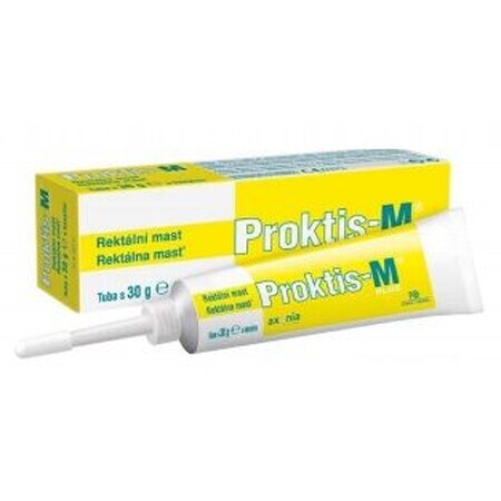 Proktis M Plus pommade rectale pour la cicatrisation des plaies 30 g