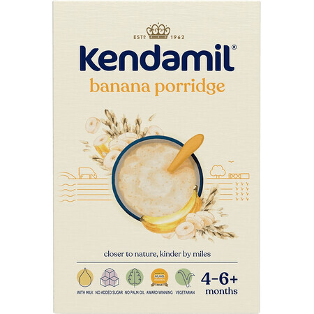 Kendamil Terci de lapte cu banane 4m+ 150 g