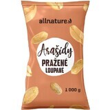 Allnature Cacahuetes sin cáscara tostados y sin sal 1000 g