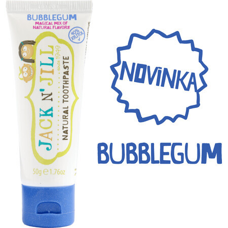 Jack N' Jill Natural Toothpaste with Calendula BUBBLEGUM 50 g