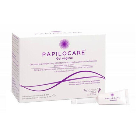 Papilocare gel vaginal 21 x 5 ml