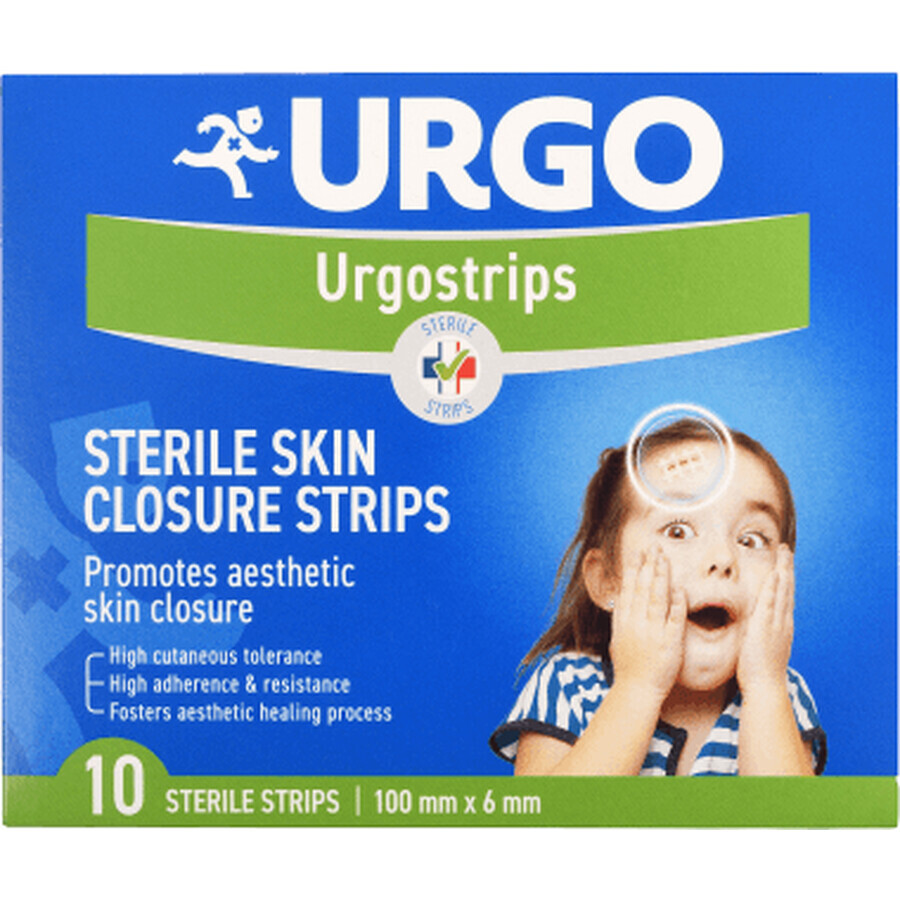 Urgo Strips Fixing patch seams 100x6mm 10 pcs