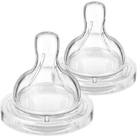 Philips Avent Soother Classic 1 gaură, 0m+ 2 buc