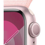 Apple Watch Series 9 GPS 41 mm, cassa in alluminio con cinturino sportivo, rosa