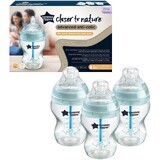 Tommee Tippee CTN ADVANCED ANTI-COLIC Slow Stream Flasche 260 ml 0m+, 3 Stück