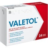 Valetol for pain 24 tablets