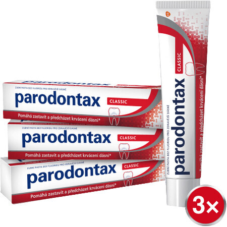 Parodontax Classic pastă de dinți 3 x 75 ml