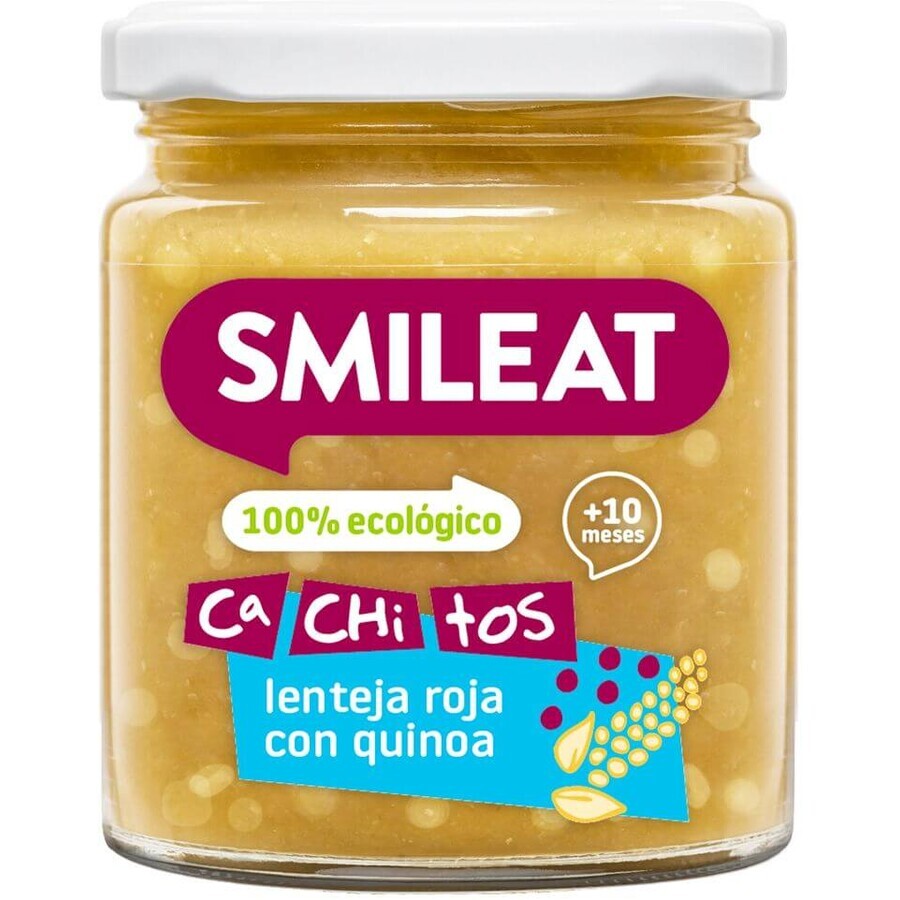 Smileat Lentejas rojas bio Snack vegetal con quinoa 230 g