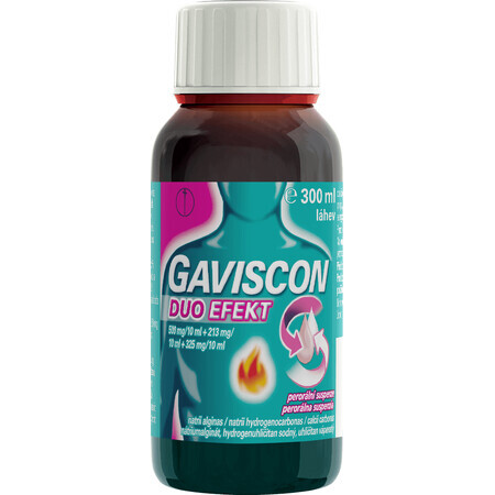 Gaviscon Duo Effect Oral Suspension 300 ml