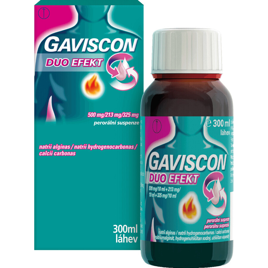 Gaviscon Duo Effect Oral Suspension 300 ml