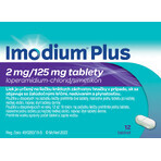 Imodium Plus 2mg/125mg tablets