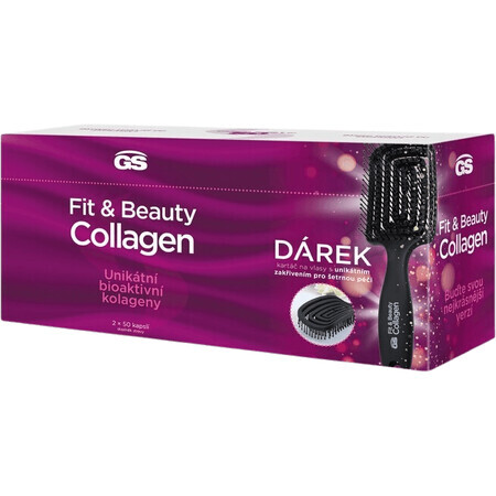 GS Fit&Beauty Colagen, 50+, duopack cu cadou 2 x 50 capsule