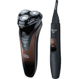 Beurer BEU-HR8000 + BEU-HR2000 Afeitadora y recortadora masculina para dar forma y recortar las cejas 2 piezas