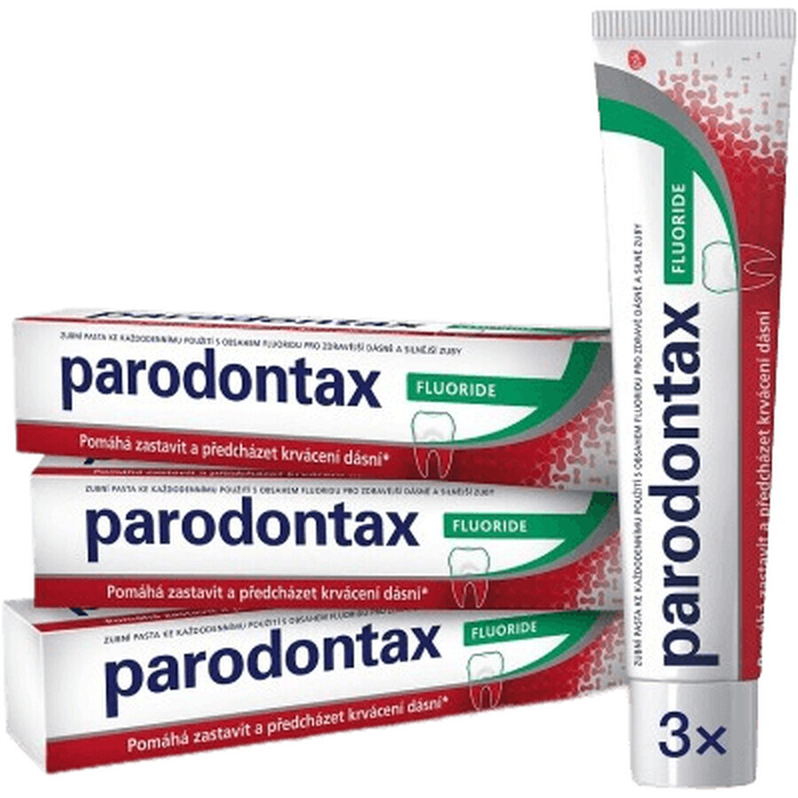 Parodontax Fluoride pastă de dinți 3 x 75 ml