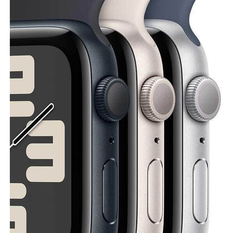 Apple Watch SE GPS Caja de aluminio de 40 mm con bucle deportivo, Starlight