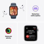 Apple Watch SE GPS Caja de aluminio de 40 mm con bucle deportivo, Starlight